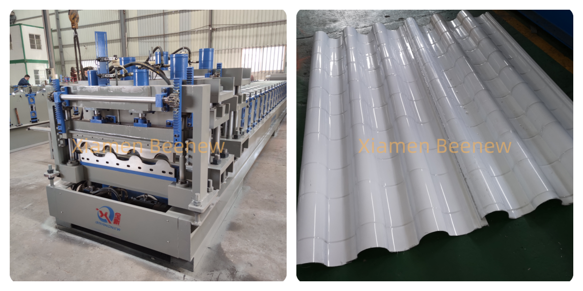 steel roofing machine