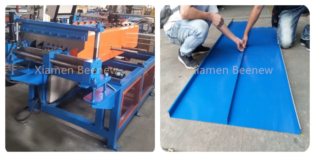 portable standing seam roll forming machine