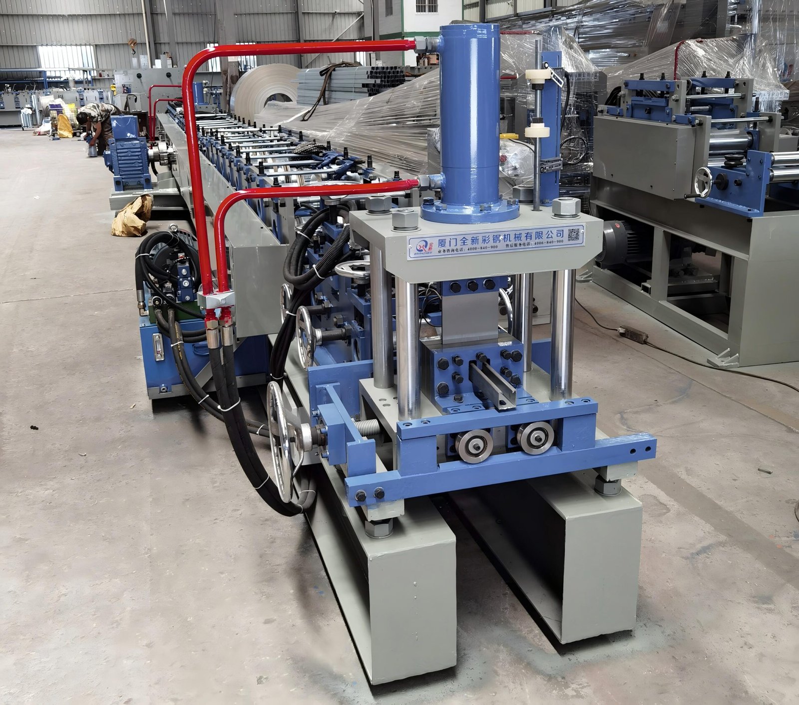 unistrut roll forming machine