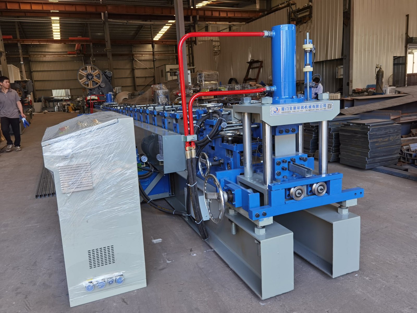 Solar photovoltaic bracket roll forming machine - Image 2