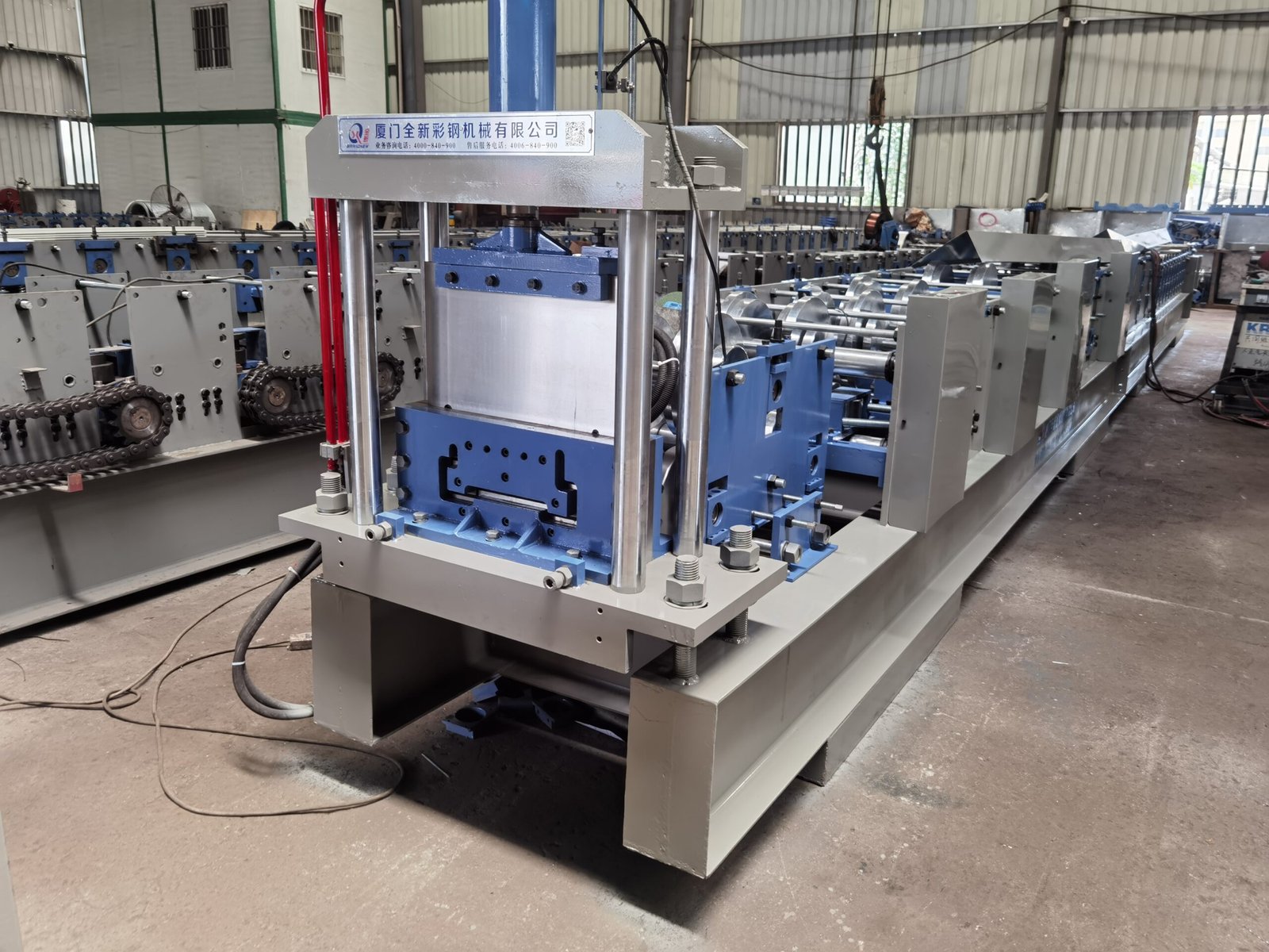 upright roll forming machine